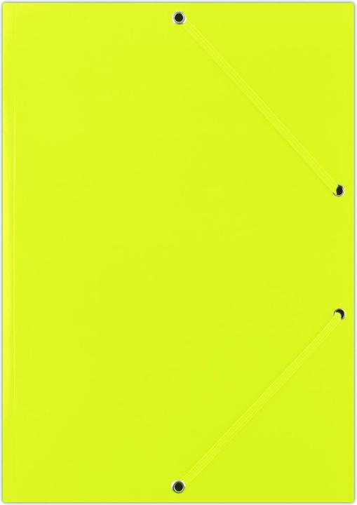 Actual product image Donau Folder, cardboard, a4, 400g/m2, 3 flaps, yellow (1 x)