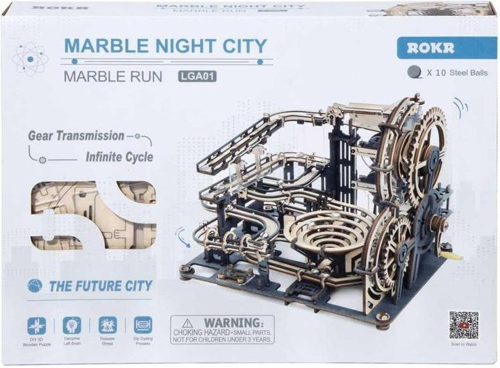 Actual product image Rokr Marble run Night City