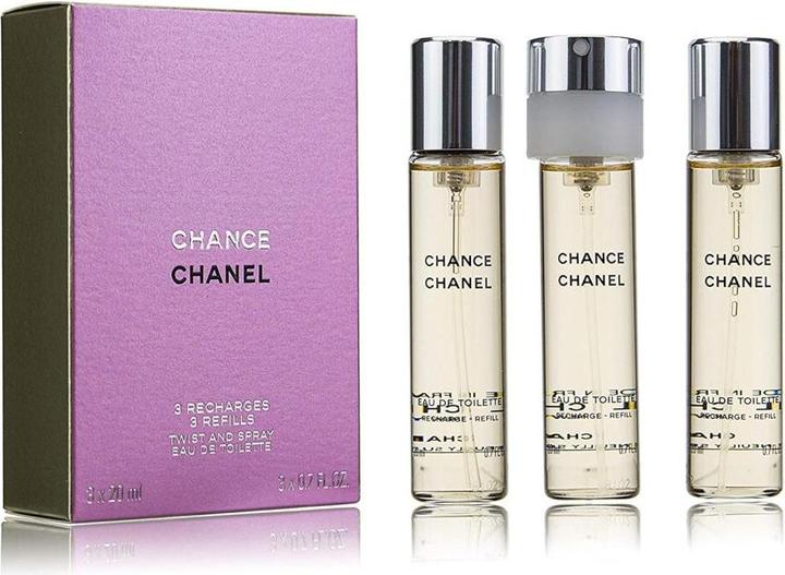 Actual product image Chanel Chance 3xRefills (Eau de toilette, 60 ml)
