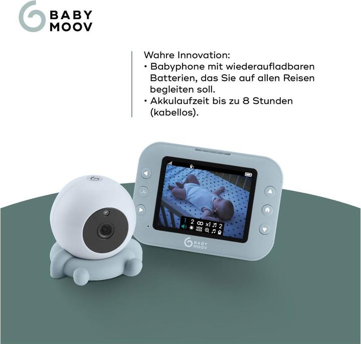 Produktbild Babymoov Babyphone mit Kamera Yoo-Roll (Babyphone mit Kamera, 300 m)