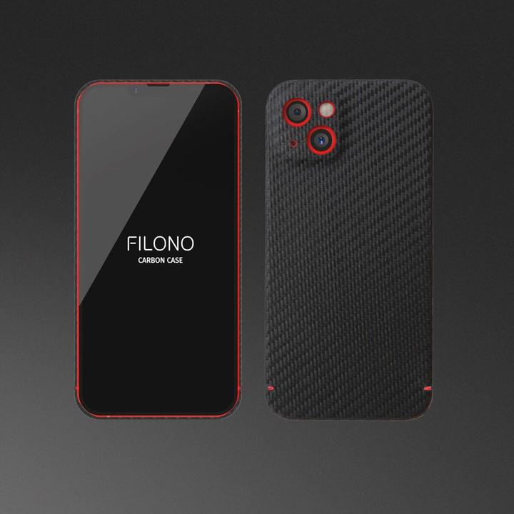 Image du produit Filono Backcover en carbone véritable Carbon black (Apple iPhone 13)