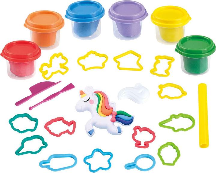 Produktbild Play Einhorn-Ton-Set, 6 Tontöpfe
