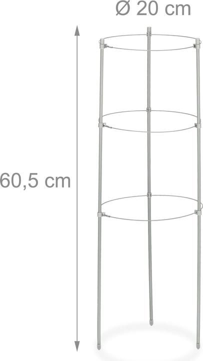 Image du produit Relaxdays Support pour plantes grimpantes (22 cm, 22 cm)