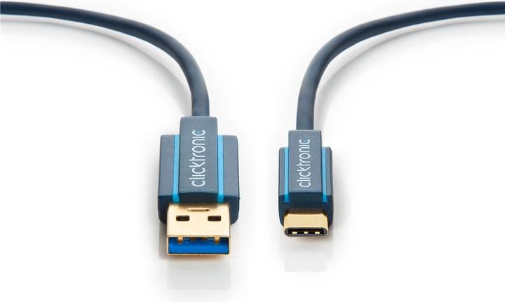 Produktbild clicktronic USB-C Adapterkabel (3 m, USB 3.0)
