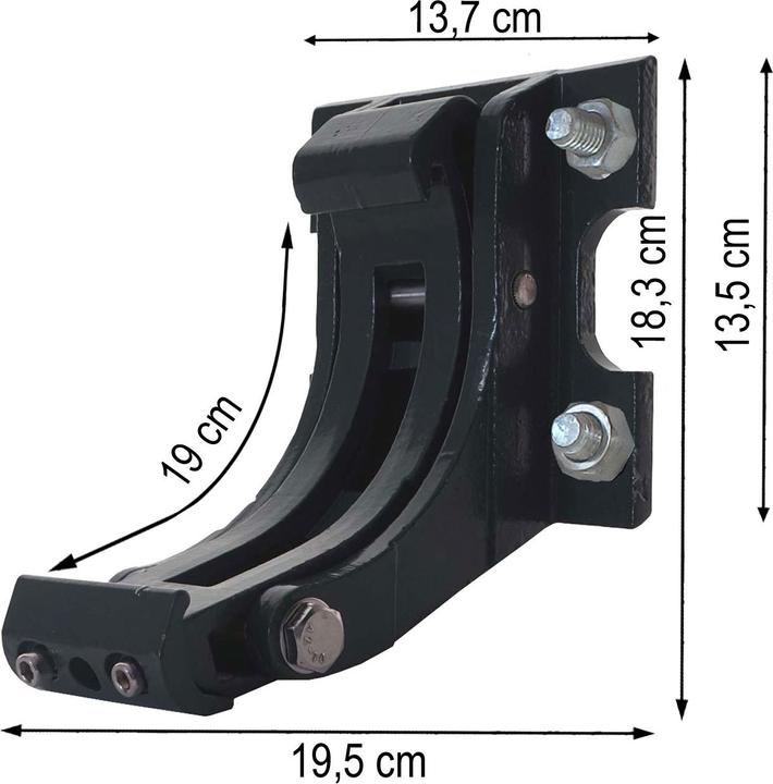Actual product image MCW Wall bracket-2 (0.14 m)
