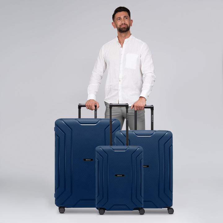 Produktbild Redolz Essentials 15 4-Rollen Kofferset 3-tlg. mit Dreipunkt-Verschluss (210 l, XL (ab 115l))
