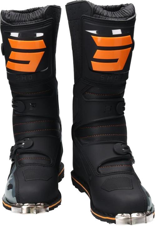 Produktbild Shot RACE 2 CAMO MX-Stiefel camo grau-neon orange 45 (Herren, 45)