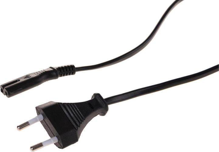 Value Netzkabel Euro-Flachstecker auf C7 (1.80 m)