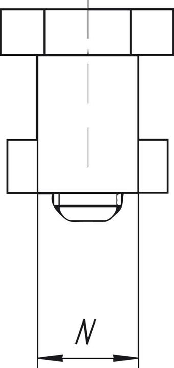 Immagine prodotto IBT Morsetto eccentrico da 18 mm per scanalature a T di dimensioni 18