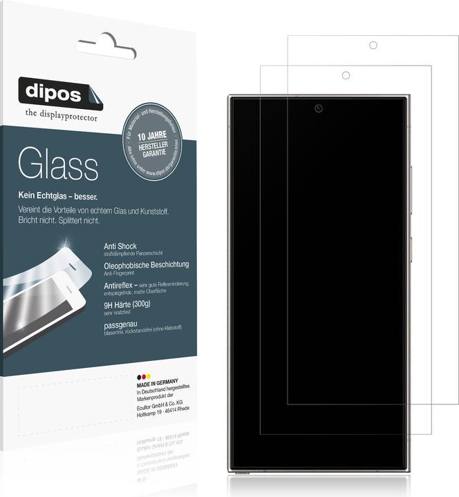 Immagine prodotto Dipos Pellicola Protettiva Anti-Shock (2 Pezzo/i, Samsung Galaxy S24 Ultra)