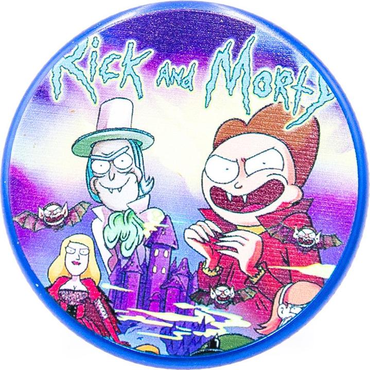 Immagine prodotto BestV Smerigliatrice in alluminio Rick and Morty Blu 2 pezzi 50 mm