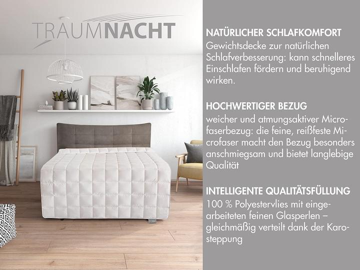 Actual product image Traumnacht Weighted blanket (4000 g, 135 x 200 cm)