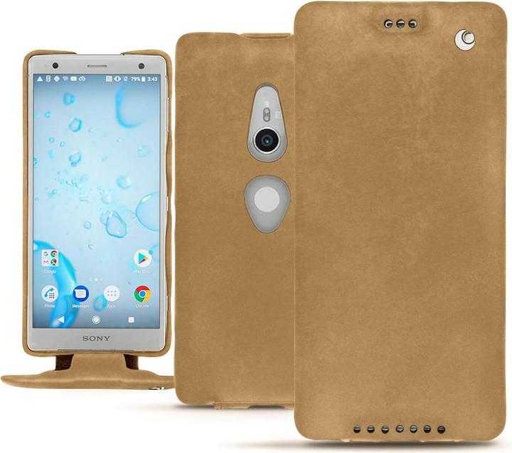 Actual product image Noreve Leather cover vertical (Sony Xperia XZ2)
