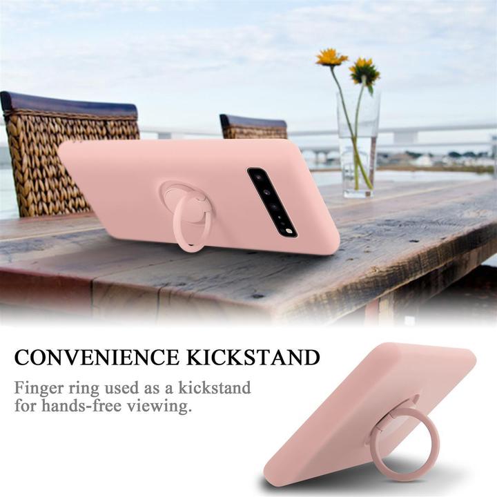 Actual product image Cadorabo TPU Liquid Ring Silicone Case Cover (Samsung Galaxy S10 5G)