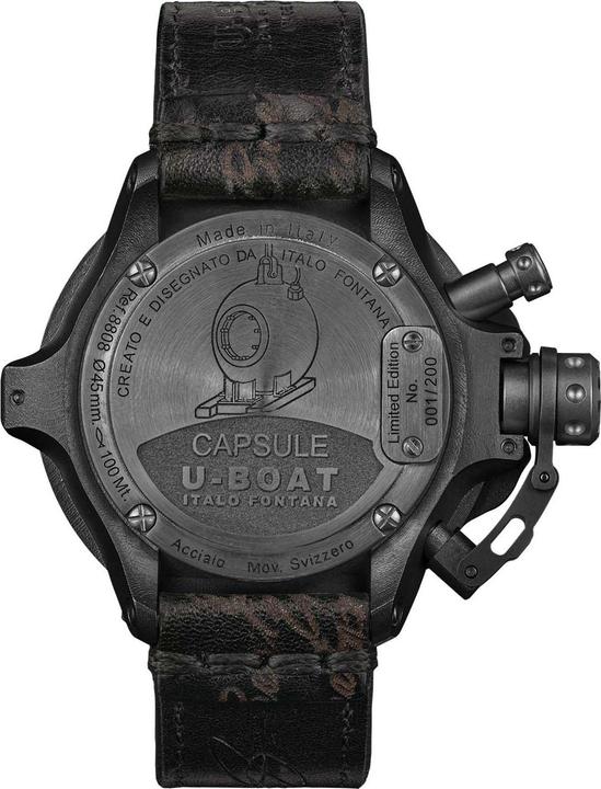 Actual product image U-Boat 8808 Capsule PVD BK BL 45mm (Swiss made, 45 mm)