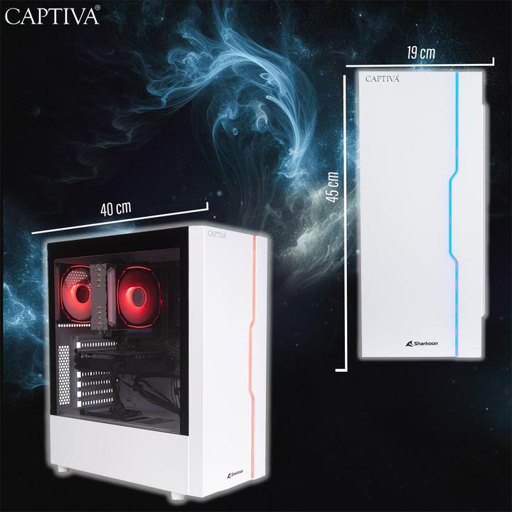 Image du produit Captiva R78-284 (AMD Ryzen 7 5700X, 32 Go, 1000 Go, GeForce RTX 4060)