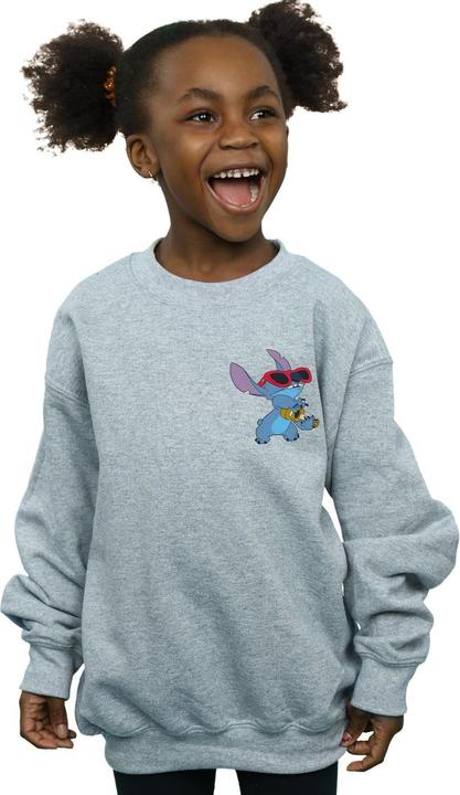 Produktbild Disney Lilo And Stitch Guitar Sweatshirt Mädchen (140, 146)