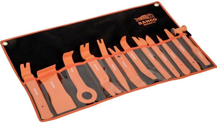Bahco Set di leve decorative per modanature, 12 pezzi