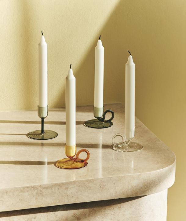 Actual product image HAY Tiny Candleholder Straight - Grey