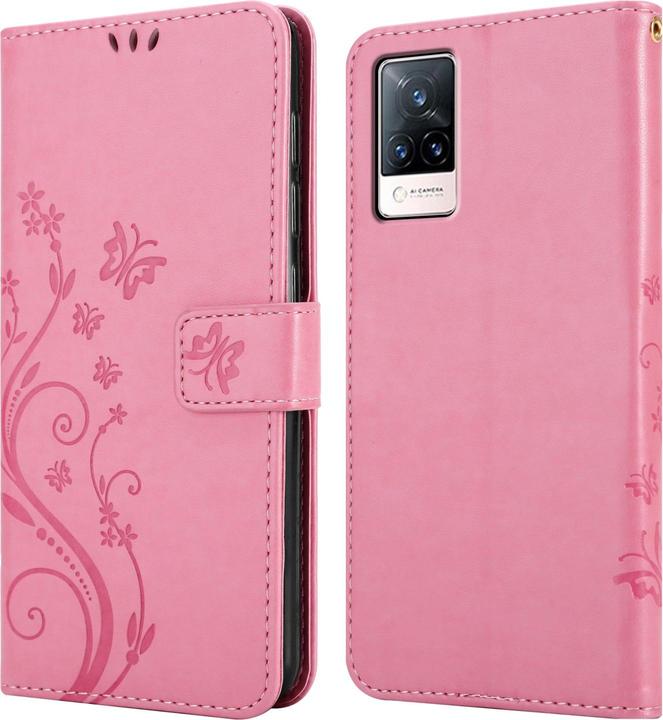 Produktbild Cadorabo Flower Book Hülle (Vivo V21)