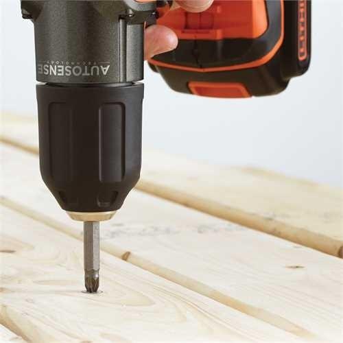 Produktbild Black & Decker 18V AkkuBohrschrauber Autosense (Akkubetrieb)