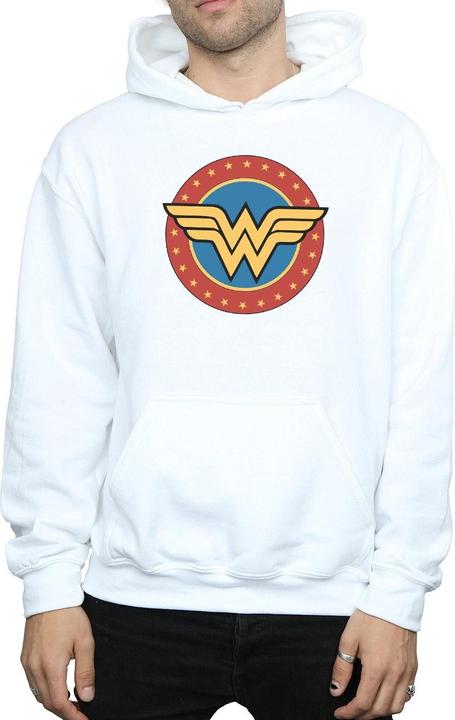 Produktbild Wonder Woman Circle Logo Kapuzenpullover (L)