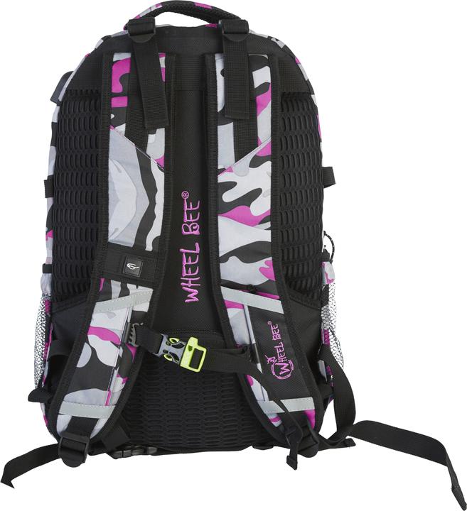 Actual product image Wheel Bee Backpack Gen. Z Pink Generation Z Camouflage Pink, 46x32x20 cm, B. 2xCR2032 incl.