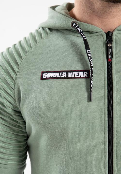 Produktbild Gorilla Wear Georgia Zip Hoody - Grün (M)