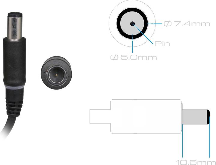 Actual product image Dell Power supply unit (90 W)