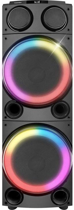 Actual product image Toshiba TY-ASC402 Portable speaker Bluetooth + with cable microphone Black (USB power delivery)