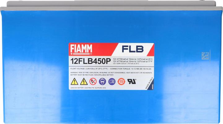 Produktbild Fiamm Highlite 12FLB450 P, Blei Akku mit M8 Schraubanschluss 12V, 115000mAh, 7171810630500211 (12 V, 115 Ah)