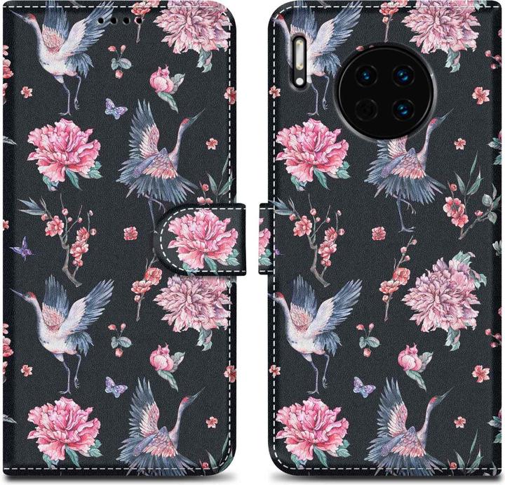 Kranich & Blumen No. 9