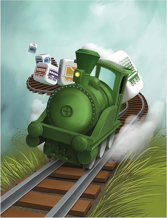 Image du produit Smart Games Train Yatzy (Français, Italien, Anglais, Allemand)