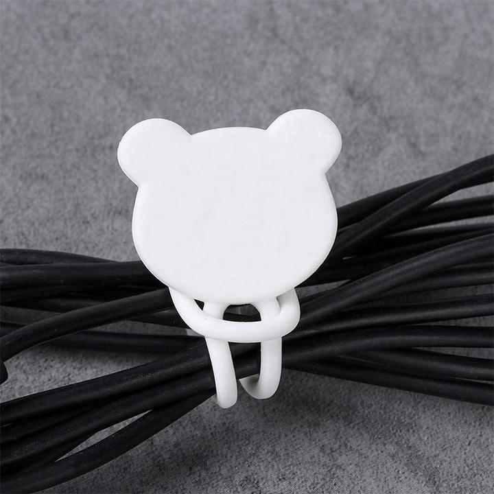 Actual product image Hurtel Silicone cable reel - pink
