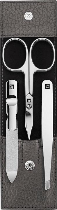 Immagine prodotto Zwilling Classica valigetta per bottoni a pressione Inox, 3 pezzi | pelle | antracite