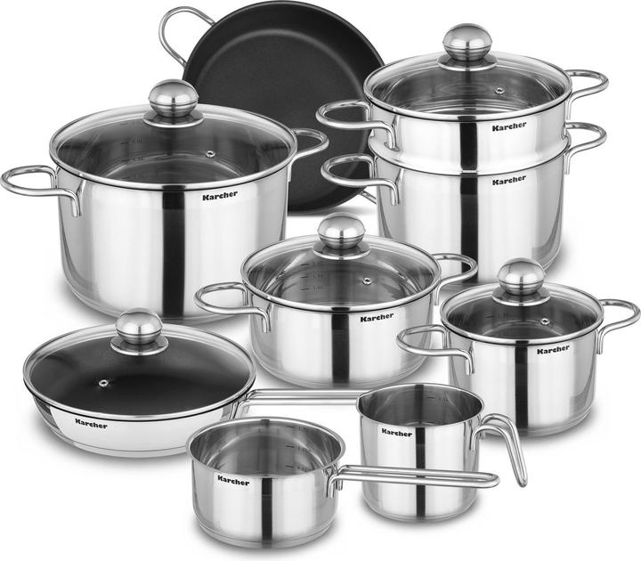 Produktbild Karcher Jette (Pfannenset + Topfset, Edelstahl)
