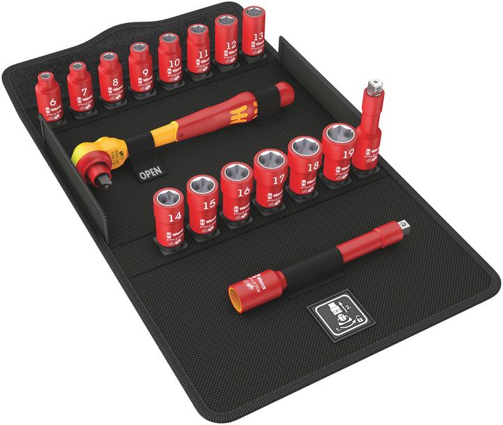 Actual product image Wera 8100 Sb Vde 1 (17 mm, 15 mm, 19 mm, 10 mm, 16 mm, 12 mm, 18 mm, 11 mm, 14 mm, 13 mm)