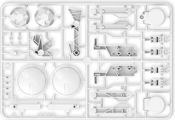 Actual product image Velleman Robot 5-in-1 kit