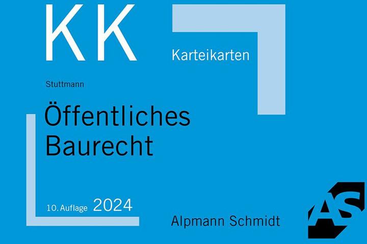 Produktbild Karteikarten Öffentliches Baurecht (65 x)