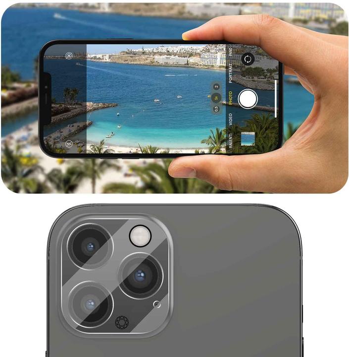 Produktbild Bigben Connected Rückkamerafolie, Kameraglas, 9H+ Härte (1 Stück, Apple iPhone 12 Pro Max)