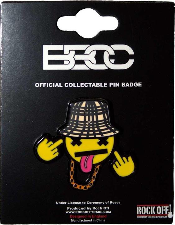 Actual product image Bad Boy Chiller Crew Disrespectful Emoji Badge