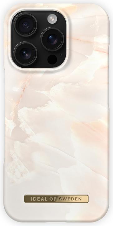 Actual product image iDeal Of Sweden Magsafe Designer Hard-Cover Rose Pearl Marble (Apple iPhone 16 Pro)