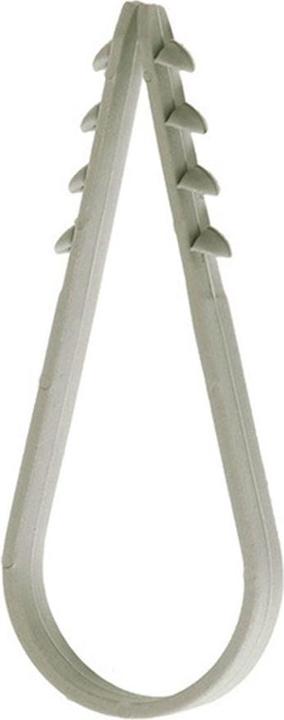Actual product image Schnabl DKS 6-20 H0 light grey dowel clamp for sheathed cables 30030