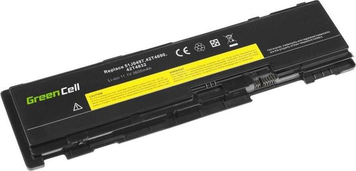 Image du produit GreenCell Batterie d'ordinateur portable pour Lenovo ThinkPad T400s T410s T410si - 11.1V - 3600mAh (3 cellules, 3600 mAh)