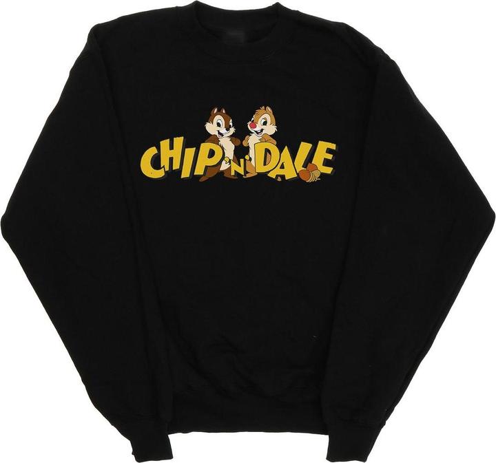 Actual product image Disney Boys Chip And Dale Character Logo Sweatshirt (140, 146)