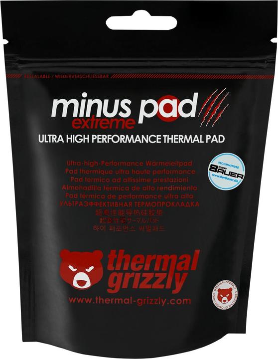 Produktbild Thermal Grizzly Minus Pad Extreme - 120 × 20 × 3 mm (3 mm, 8 W/m K)