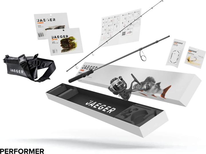 Immagine prodotto Jaeger Perch Go Kit - Perch Starter Combo Performer Edition (Canna da spinning, 204 cm)