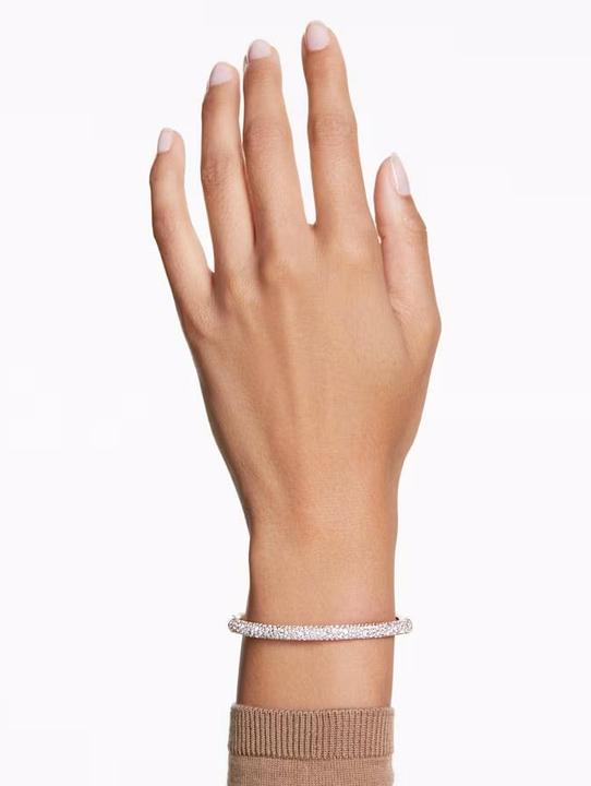 Produktbild Swarovski Meteora Armreif Schnee Pavé Weiss Roségold (Swarovski Metall)