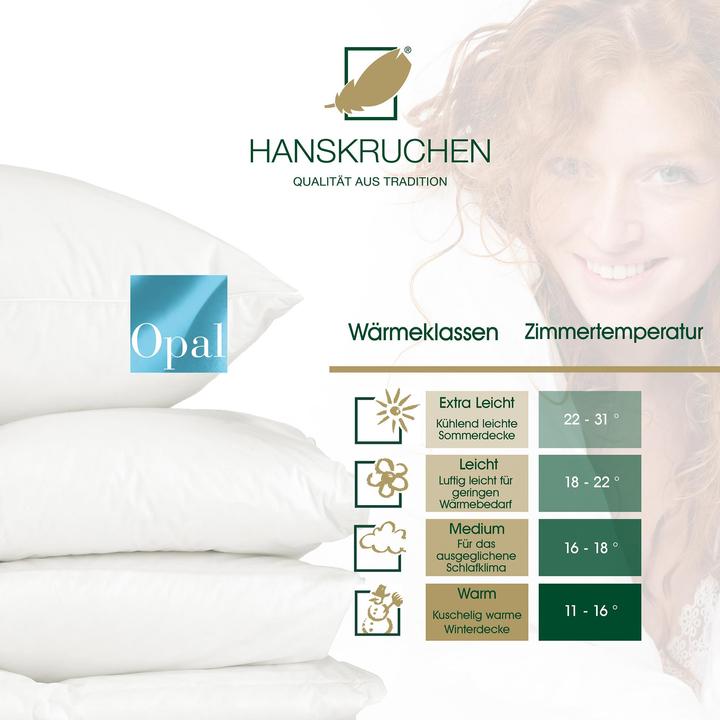 Actual product image Hanskruchen Opal (320 g, 155 x 220 cm)