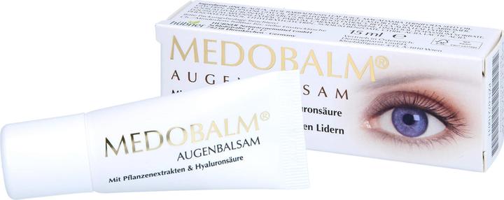 Produktbild Hübner Medobalm Augenbalsam bei Tränensäcken, geschwollenen Lidern und Augenfältchen, 15 ml Creme (15 ml)
